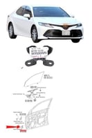 مفصلة باب امامي يمين تحت كامري 2018 / 2024 وكالة