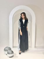 عباية ليله مخمل بلون الليل