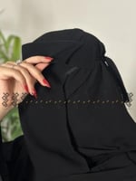 نقاب وسط مقوى برده