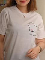 تيشرت الخارطة مع اسم المنطقة