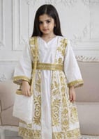 فستان رمضان ابيض بناتي B