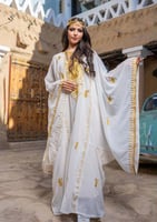 ثوب النشل النجدي نسائي ( ابيض )