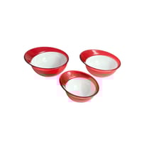 طقم صحون ملامين 3 قطعة شكل خوذة