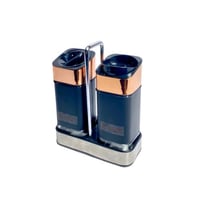 طقم ملاحة لون أسود مع نحاسي السيف هوم