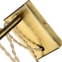 ابليك مودرن جداري كريستال ومعدن مع حبل