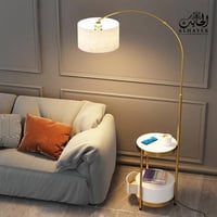 ابجورة ارضية طويلة مع طاولة