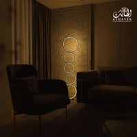 ابجورة ارضية طويلة دوائر ليد