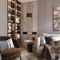 إنارة معلقة داخلية قماش 30 سم