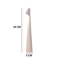 مصباح أورونا بتصميم نحتي أنيق وإضاءة موجهة دافئة