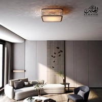 ثريا لطش مربعة كريستال نيو كلاسيك