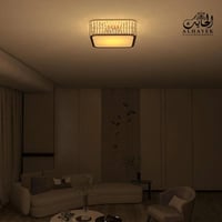 ثريا لطش مربعة كريستال نيو كلاسيك