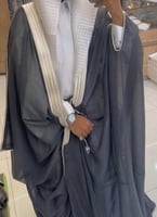 مشلح ملكي لؤلؤة الإحساء - رمادي فضي