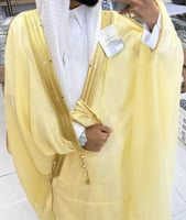 مشلح ملكي لؤلؤة الإحساء - ليموني ذهبي