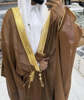 مشلح ملكي لؤلؤة الإحساء - بني ذهبي