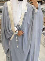 مشلح ملكي لؤلؤة الإحساء - أزرق بحري فضي