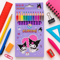 أقلام خشبية ملونة كو رومي - 12 لون