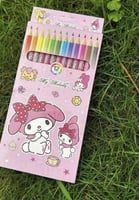 أقلام خشبية ملونة ماي ميلودي - 12 لون