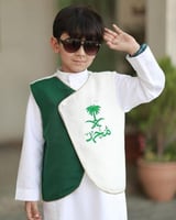 قميص من الكتان الفاخر لليوم الوطني السعودي