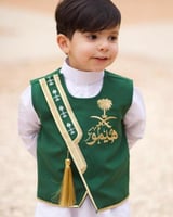 فستان اليوم الوطني 95 للبنات - أناقة سعودية أصيلة...