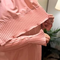 شرشف صلاة نسائي بكسرات أمامية لون عنابي خامة باردة...