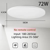 White 3 colors 72W