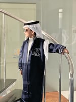 دقله العيد مع تطريز الصقر والاسم