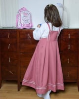 جديدنا مريول مدرسي 2025 لون وردي تفصيل