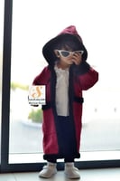 فروة شتوية عنابي واسود