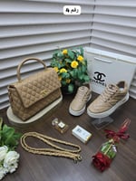 طقم شنطه ماركة شانيل