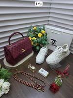 طقم شنطه ماركة شانيل