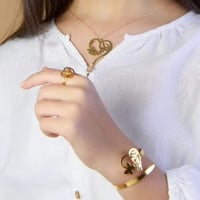 سلسال خاتم اسوارة 3 قطع نسائي بالاسم الاكثر طلبا