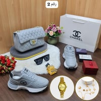 طقم شانيل شنطه مع شوز مع نظاره مع عطر