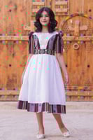 فستان يوم التأسيس بناتي بشكل سيفين