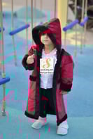 فروة شتوية عنابي واسود