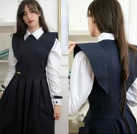 مريول مدرسي كحلي ثانوي تفصيل