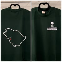 تيشرت الخريطة والمدينة الخاص بك وطني