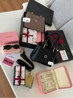 طقم شنطة ماركة مياو مياو