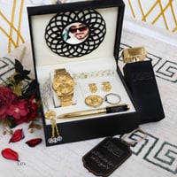 طقم ساعه رجالي بالاسم والصوره