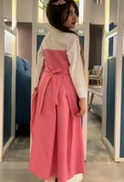 جديدنا مريول مدرسي 2025 لون وردي تفصيل