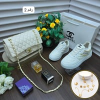 طقم شنطة شانيل مع شوز مع نظاره مع عطر