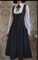 مريول كحلي ثانوي او زيتي متوسط تفصيل