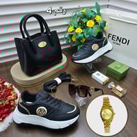 طقم شنطة وشوز ماركة فندي نفس الصورة