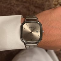 ساعه كاسيو ب ميناء فضي