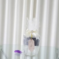 توزيعة كوب زجاج مع ماسك جلد