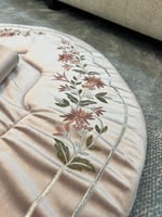 طقم سجاده مخمل مبطن 2 سم مطرز وجلال صلاه قطن بارد...