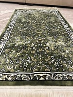 سجادة الحرم الحرير بملمس حريري وجذاب -اخضر فستقي ف...