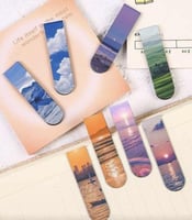 فاصل مغناطيسي لتقسيم الصفحات بتصميمات منظر طبيعي