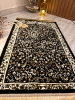 سجادة الحرم الحرير بملمس حريري وجذاب - اخضر ملكي