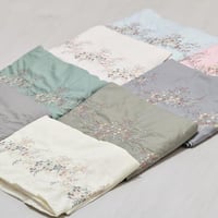 جلال صلاه قطن بارد مطرز تطريز ورود ناعمه - لون سكر...