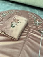 طقم سجاده مخمل مبطن 2 سم مطرز وجلال صلاه قطن بارد...